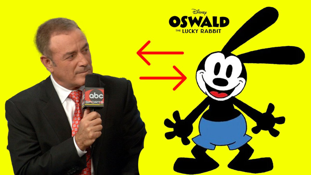 Oswald a szerencsés nyúl és Al Michaels